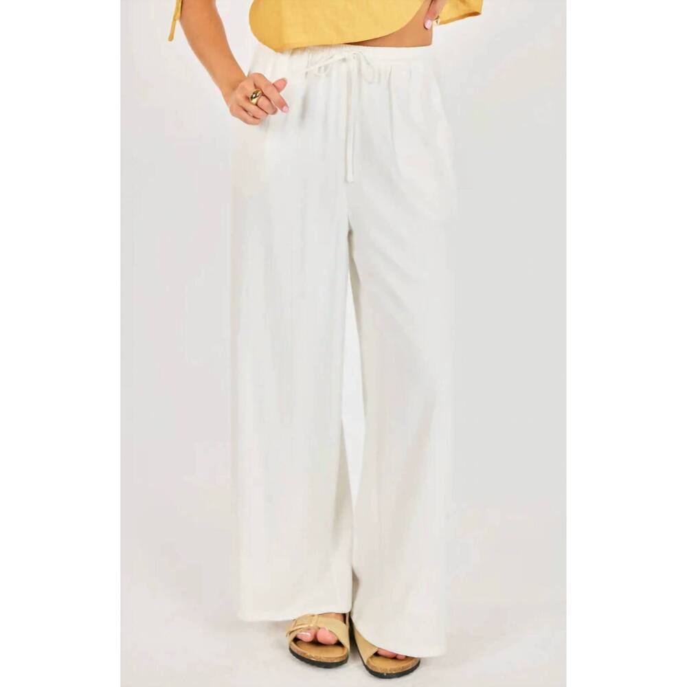 NEW SADIE & SAGE run the race pant in white